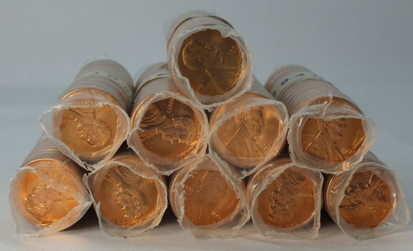 Lot of 10 1994-D Lincoln Memorial Cents 10C Rolls 500 Coins Uncirculated LH147