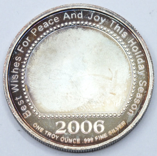 Baby Jesus 2006 Bless All the Children 999 Silver 1 oz Art Medal Round - CC845