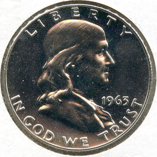 1963 Franklin Proof Silver Half Dollar - Philadelphia Mint - CC799