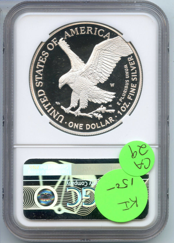 2022-W Proof Silver Eagle 1 oz NGC PF70 Ultra Cameo First Releases - CA29