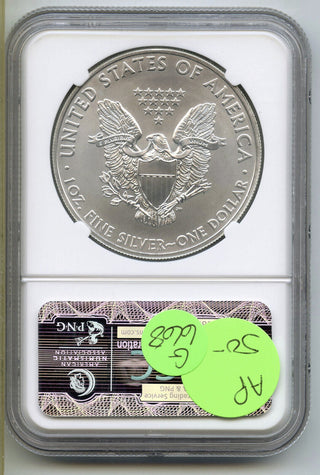 2011 American Eagle 1 oz Silver Dollar NGC MS69 Early Releases 25th Ann - G668