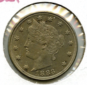 1883 Liberty V Nickel No Cents - Five Cents - DM853