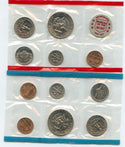 1972 United States Uncirculated US Mint Coin Set -OGP Philadelphia & Denver