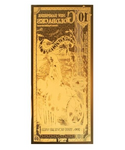 10 New Hampshire Goldback 24KT 1/100th Oz 999 Gold Foil Note Currency Bullion