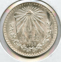 1938 Mexico Un 1 Peso Silver Coin Uncirculated 0.720 Plata Mexican - JP121