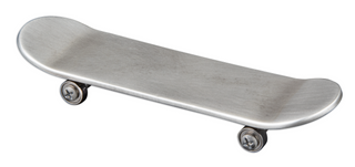 2023 Samoa Skateboard Movable 3D 1 Oz 999 Silver $5 Coin Antiqued - JP551