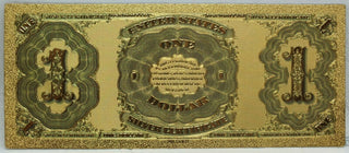 1891 $1 Martha Washington Silver Certificate Novelty 24K Gold Foil Note - LG361