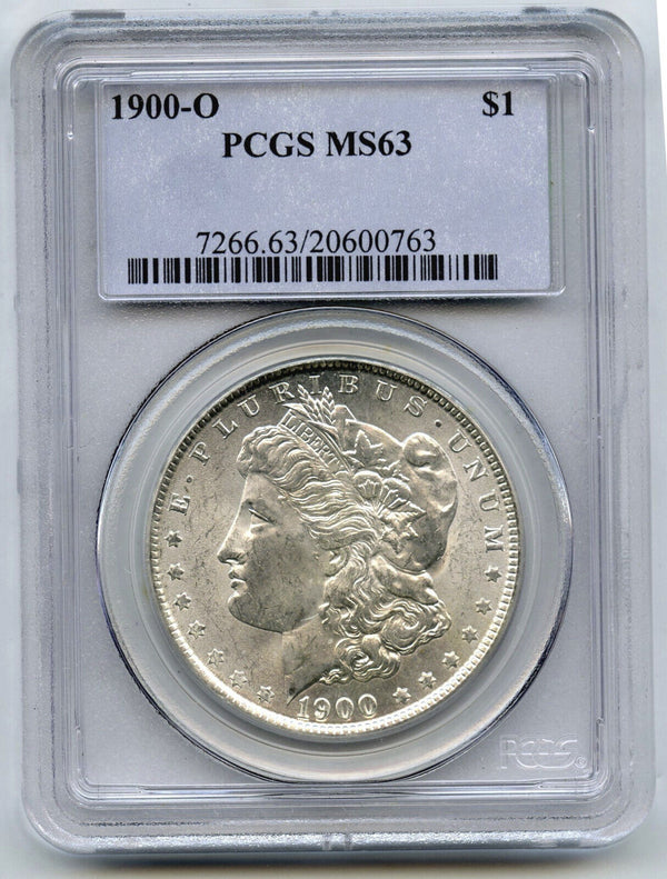 1900-O Morgan Silver Dollar PCGS MS63 Certified - New Orleans Mint - C158
