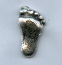 Bare Foot Feet 1 Troy Oz .999 Fine Silver Poured Silver Bar MK BarZ- JN496