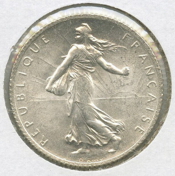 1916 France 1 Franc Silver Coin - DN164