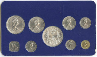 1971 Bahamas Coin Set Uncirculated Specimen - Franklin Mint - E155
