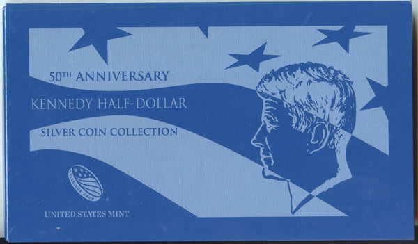 2014 Kennedy Half Dollar Silver Coin Collection US Mint 50th Anniversary - CA105