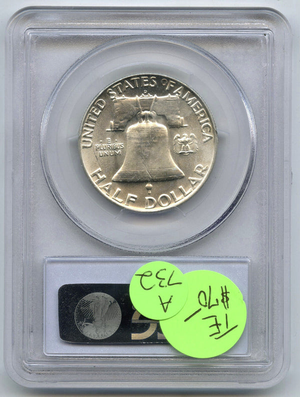 1954-D Franklin Silver Half Dollar PCGS MS65 Certified - Denver Mint - A732