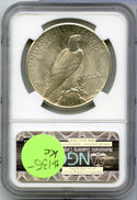 1925 Peace Silver Dollar NGC Certified MS65 - Philadelphia Mint - DM482