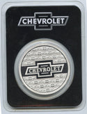 Chevrolet Logo Parts 999 Silver 1 oz Art Medal Car TEP Round GM Official - B255