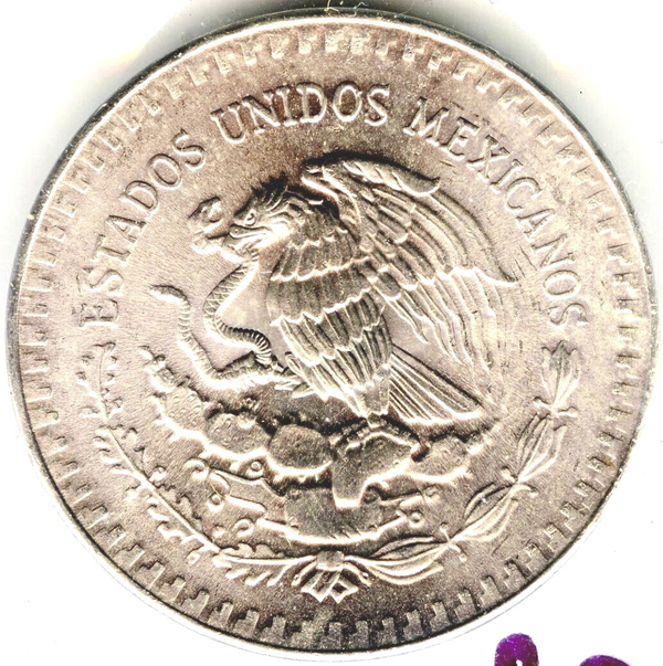 1985 Mexico Libertad 999 Silver 1 oz Coin Plata Pura Onza Mexican Bullion DM876