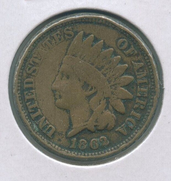 1862-P CN Indian Head Cent 1c Philadelphia Mint - KR86