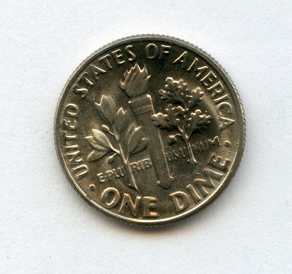 1980-D Roosevelt Dime $5 Roll Uncirculated 10c 50 Coins Denver Mint JP172