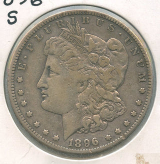 1896-S  Morgan Silver Dollar $1 San Francisco Mint - KR10