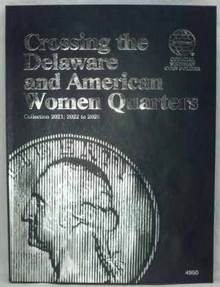 Quarter Coin Folder Crossing Delaware & American Women 2021-2025 Whitman 4950