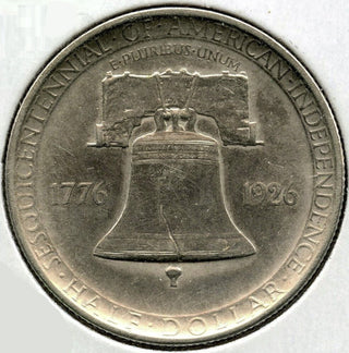 1926 Sesquicentennial Independence Silver Half Dollar - Commemorative Coin E754
