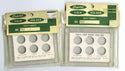 Vintage Coin Holder Shell Case Cents 1944 - 1945 Wheat Cents Lot of 5 DM362