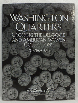 Quarter Coin Folder 2021 - 2025 Crossing Delaware & American Women Harris 4952