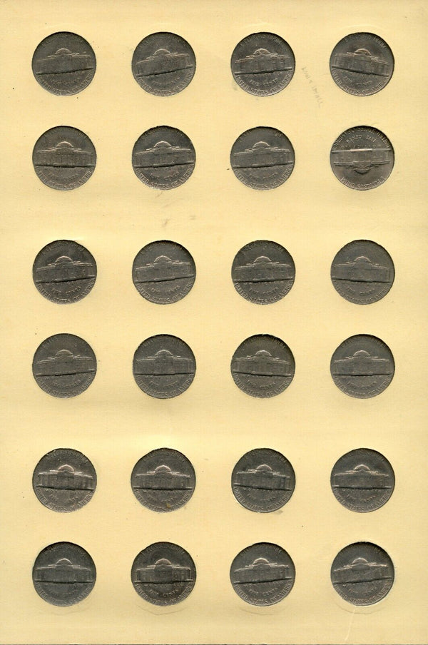 Jefferson Nickels 1938-1978 Library of Coins Album 96 Coin Set 5c - JN724