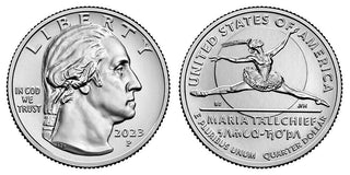 2023-P Maria Tallchief American Women Quarter 25C Unc Philadelphia Mint 019