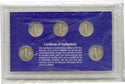 World War II Mercury Dime Set 1941 - 1945 Silver Coin Collection - H85