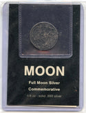 Full Moon 999 Silver 1/4 oz Commemorative Art Medal Made in USA Space Lunar A71