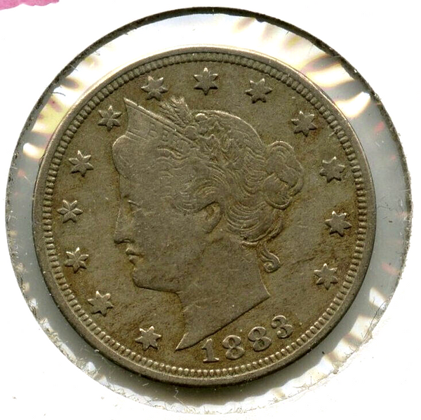 1883 Liberty V Nickel With Cents- Five Cents - DM850