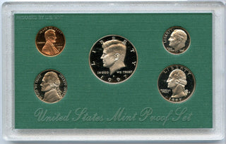 1997-S  United States US Proof Set 5 Coin Set San Francisco Mint