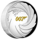 2020 James Bond 007 High Relief 1 Oz Proof $1 Dollar Tuvalu Coin - JN566