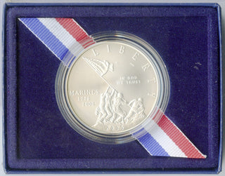 2005 Marine Corps Anniversary Silver Dollar US Mint Commemorative Coin -DN482