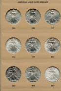 American Silver Eagles 1986 - 2021 Collection Dansco Album 7181 Complete JN100