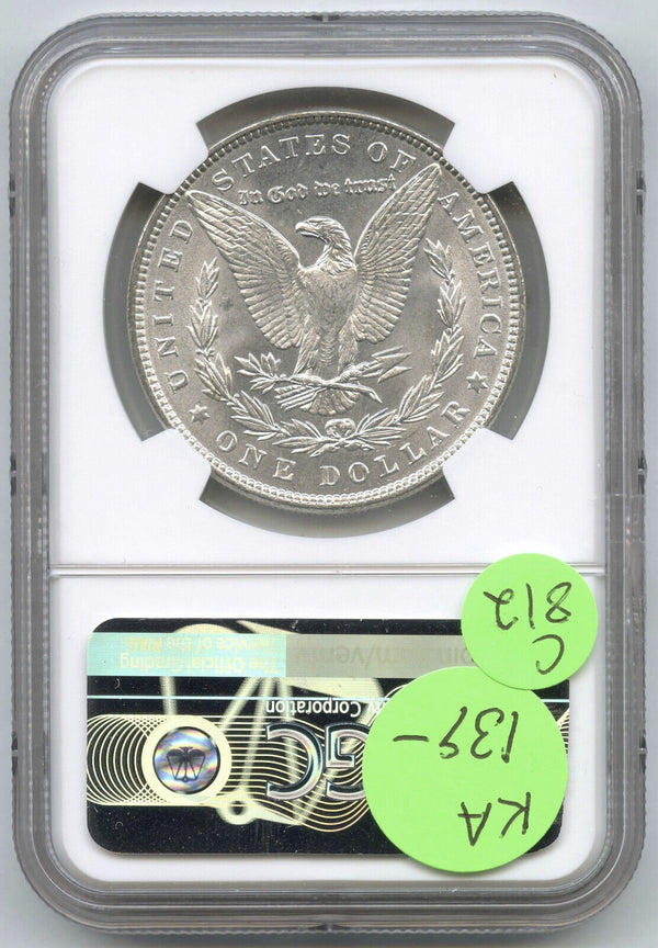 1886 Morgan Silver Dollar NGC MS 64 Certified - Philadelphia Mint - C812