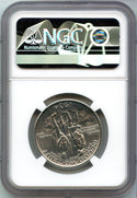 1934 BOONE COMMEMORTIVE SILVER HALF Dollar Graded NGC UNC Details Cleaned -DM173