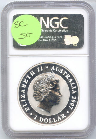 2007 Australia Koala Silver NGC MS 69 First Year of Issue Coin -DM943