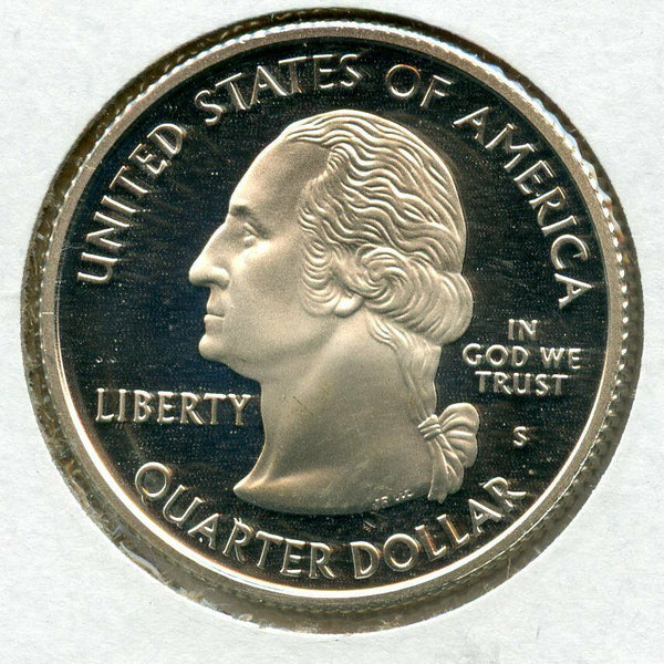 2007-S Washington State Washington Quarter Silver Proof Coin 25c - JN132