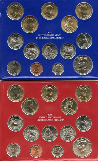 2014 United States Uncirculated US Mint Coin Set - OGP Philadelphia & Denver