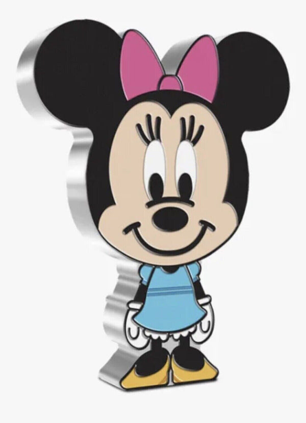 2021 Minnie Mouse #02 Chibi 1 oz Silver Proof $2 Niue Coin Bullion Disney - B398