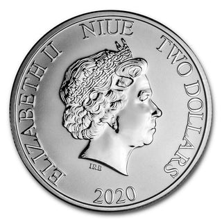 2020 Lion King Circle of Life 999 Fine Silver 1 oz Niue $2 Coin BU Disney JM901