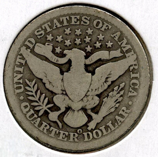 1904-O Barber Silver Quarter - New Orleans Mint - BG287
