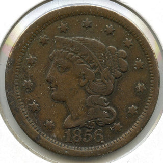 1856 Braided Hair Large Cent Penny - C678