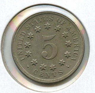 1869 P Shield Nickel 5C CIRC Great Details Philadelphia Mint -ER14