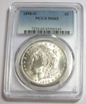 1898-O Morgan Silver Dollar PCGS MS65 Certified - New Orleans Mint - CC37