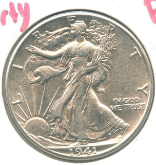 1941-P AU Walking Liberty Silver Half Dollar - Philadelphia Mint - ER559
