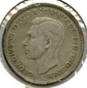 1938 Australia Silver Coin - One Florin - King George VI - A372