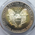 1990 American Eagle 1 oz Silver Dollar PCGS MS67 Toning Toned - H71